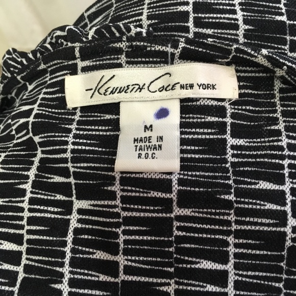 Kenneth Cole V Neck Top Blouse Sleeveless M Nylon - Picture 6 of 8